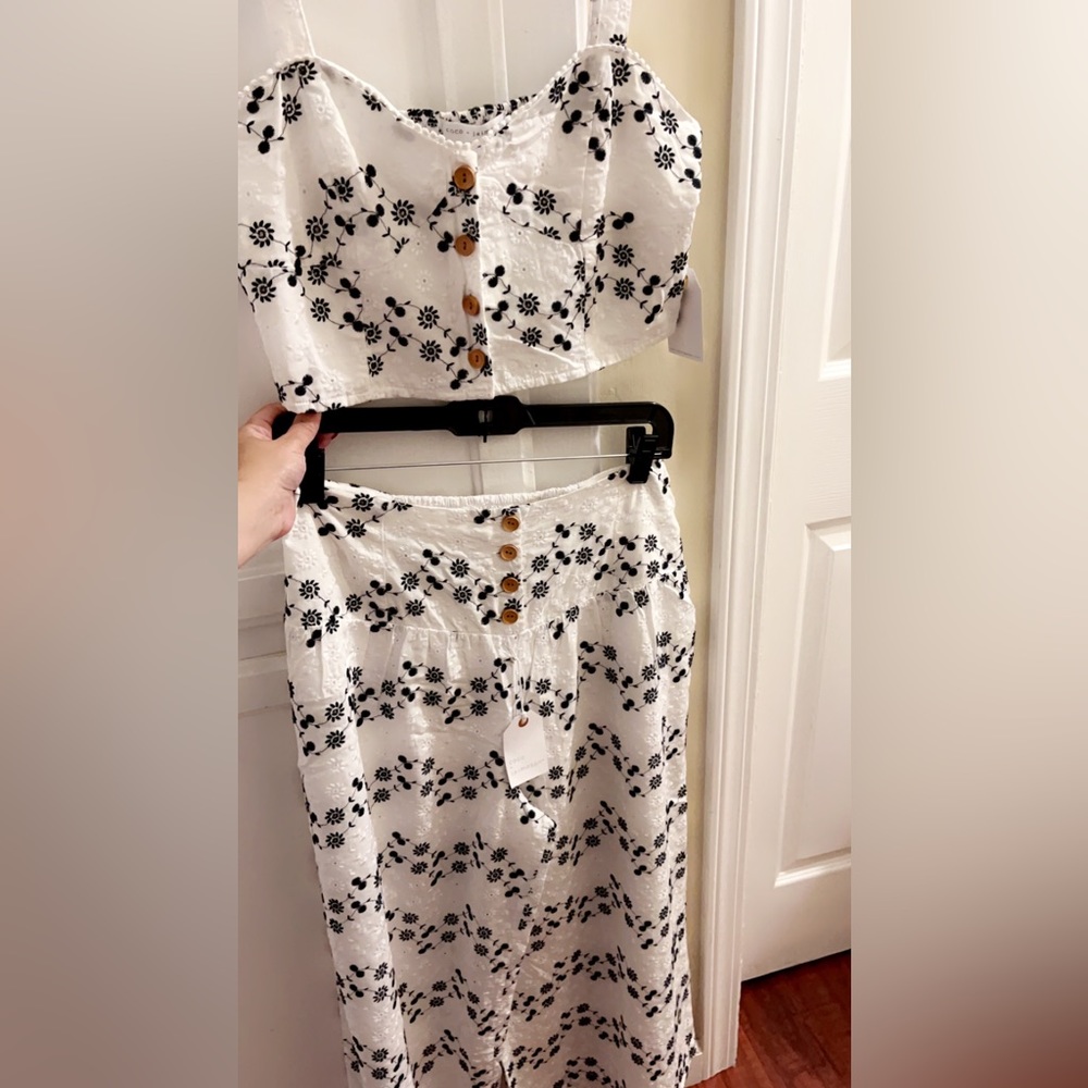 Coco + Jaimeson Eyelet Two Piece Set